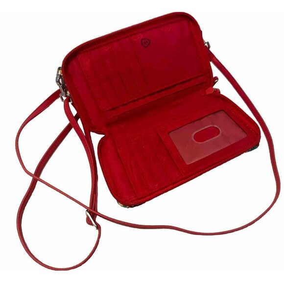 Vera Bradley Retired Rumba All In One Crossbody Wallet Purse - Picture 5 of 11